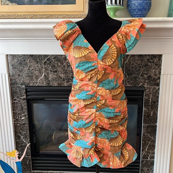 Brand new : Cleobella Tina Mini Dress - Rivera Print medium - Picture 3 of 9